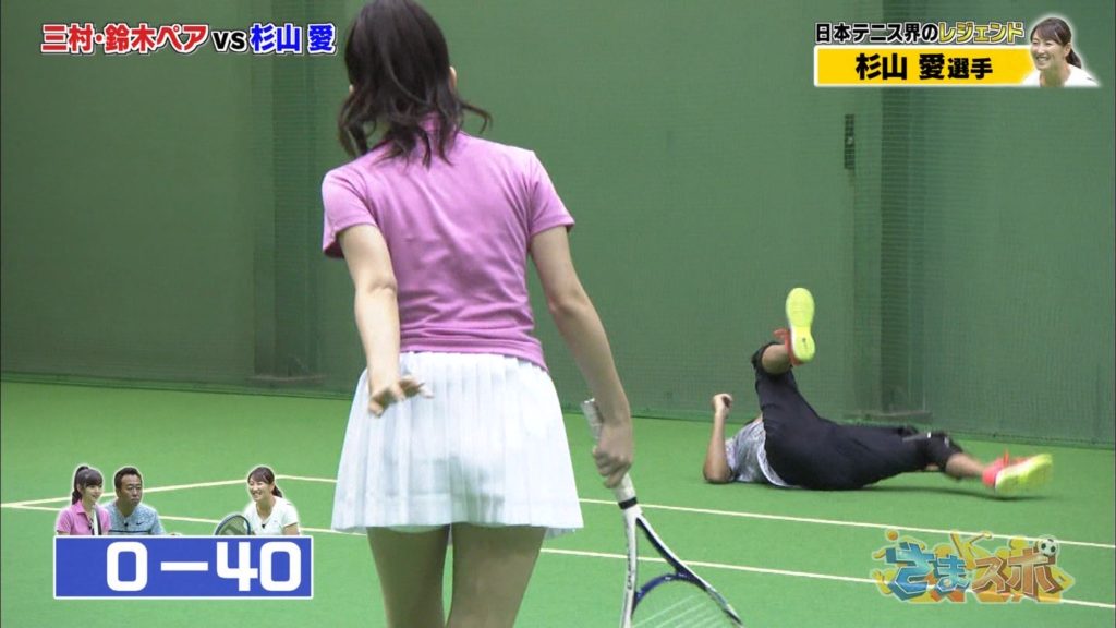 鈴木愛理のテニスウェア姿のエロ 画像029